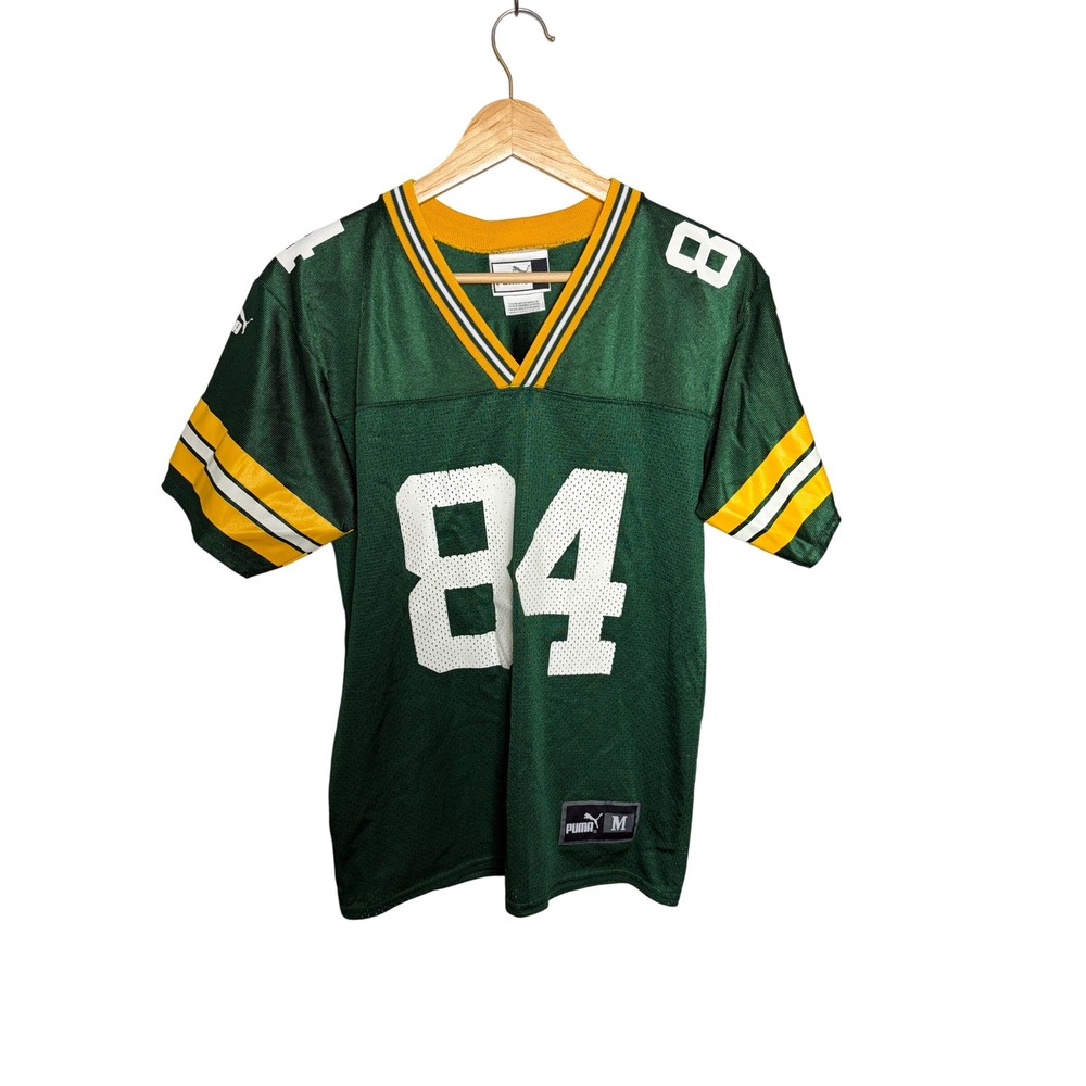 Puma Green Bay Packers Bill Schroeder 84 Youth Jersey Green M 10-12 P701B